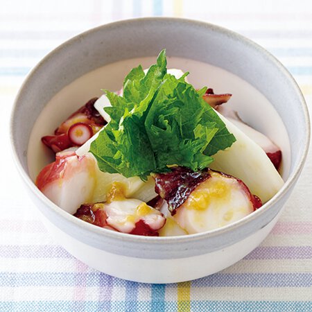 たこと長いもの梅しそあえ By秋元薫さんの料理レシピ プロのレシピならレタスクラブ