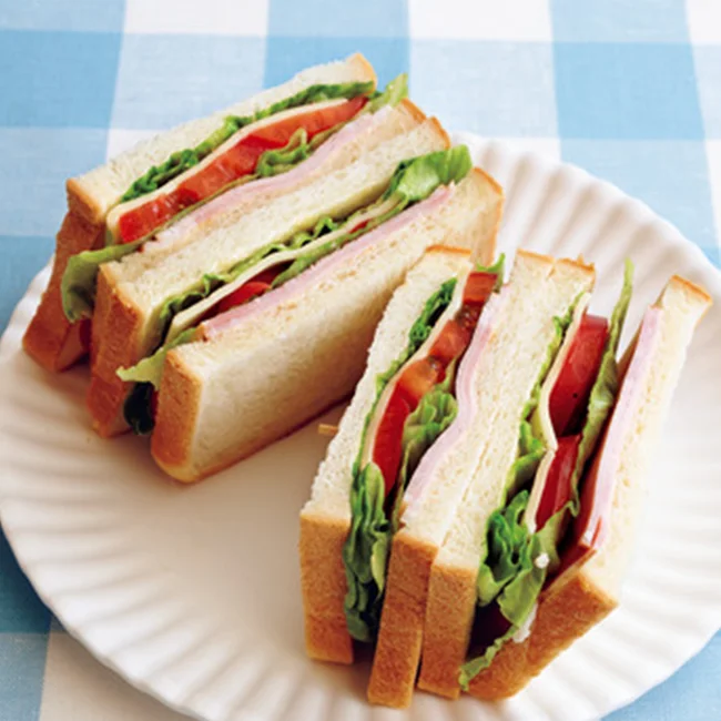 レタスハムサンドのレシピ 作り方 簡単 時短 レタスクラブ