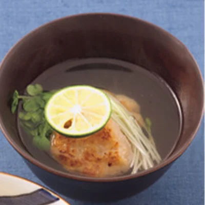 新れんこんもちのお吸いもの