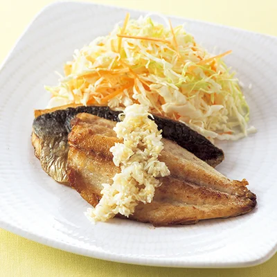 あじの揚げ焼きねぎだれがけ