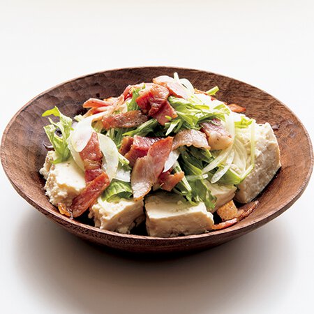 豆腐ベーコンオニオンサラダ By伊藤朗子さんの料理レシピ プロのレシピならレタスクラブ