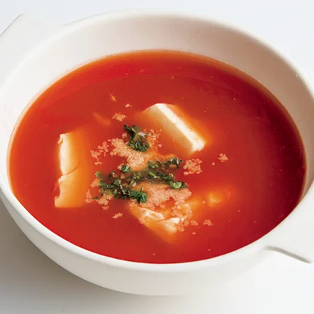 豆腐トマトスープ
