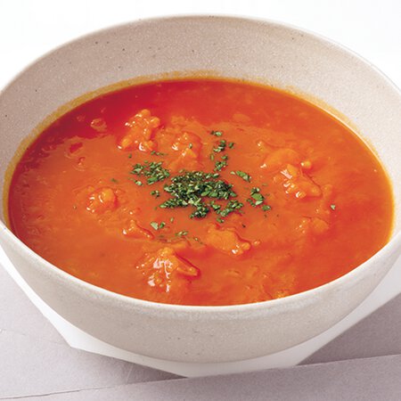 かぼちゃのトマトみそポタージュ By下条美緒さんの料理レシピ プロのレシピならレタスクラブ