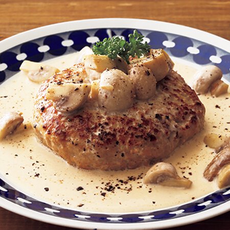 豚きのこハンバーグ Byコウケンテツさんの料理レシピ プロのレシピならレタスクラブ