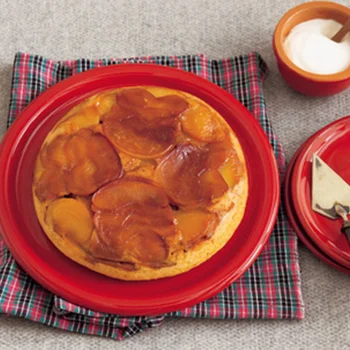 りんごと柿のカラメルパンケーキ