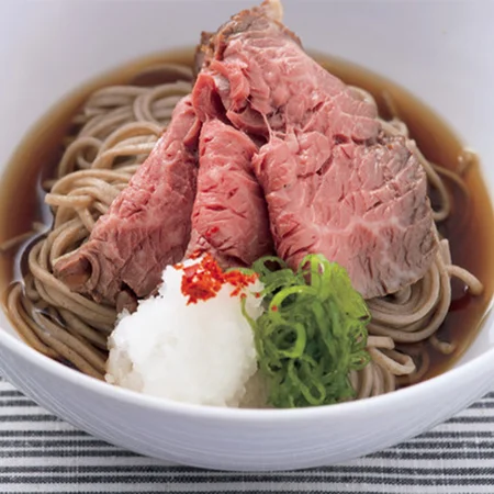 牛肉の鴨南風そば