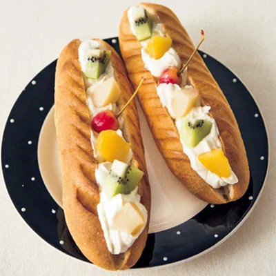 濃厚ミルククリームのフルーツサンド