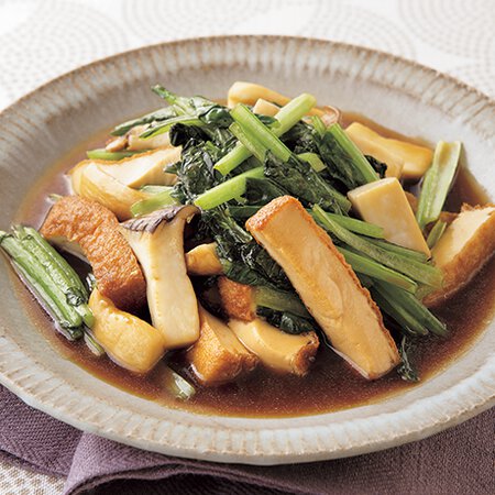 人気 小松菜 レシピ 厚 揚げ