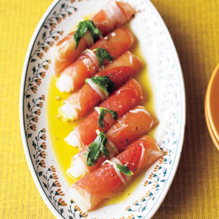 蒸し長ねぎの生ハム巻き By野口真紀さんの料理レシピ プロのレシピならレタスクラブ