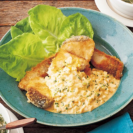 たらのフライ和風タルタルがけ By重信初江さんの料理レシピ プロのレシピならレタスクラブ たらのフライ和風タルタルがけ By重信初江さんの料理レシピ プロのレシピならレタスクラブ