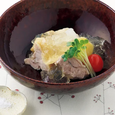 ゆでどりのゼリー寄せ