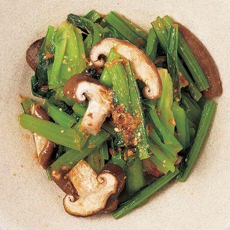 小松菜としいたけのごまあえサラダ By堤人美さんの料理レシピ プロのレシピならレタスクラブ