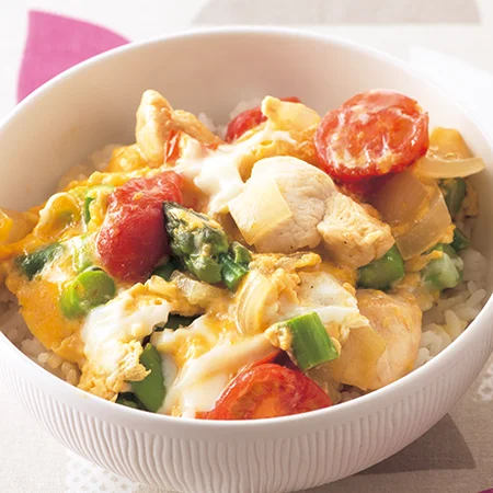 洋風親子丼