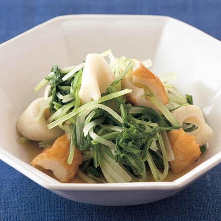 水菜とちくわの煮びたし By伊藤朗子さんの料理レシピ プロのレシピならレタスクラブ