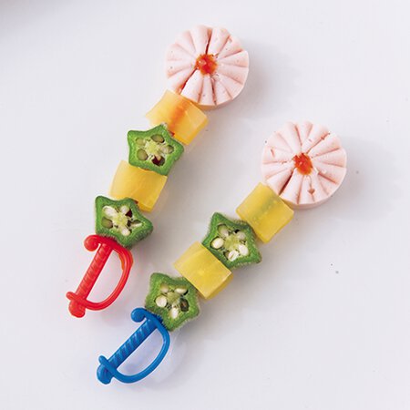 フラワーソーセージピック Byしらいしやすこさんの料理レシピ プロのレシピならレタスクラブ