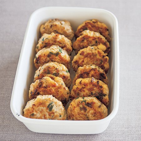 具だくさんつくね Byワタナベマキさんの料理レシピ プロのレシピならレタスクラブ