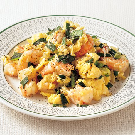 えびとにらの卵炒め By下条美緒さんの料理レシピ プロのレシピならレタスクラブ