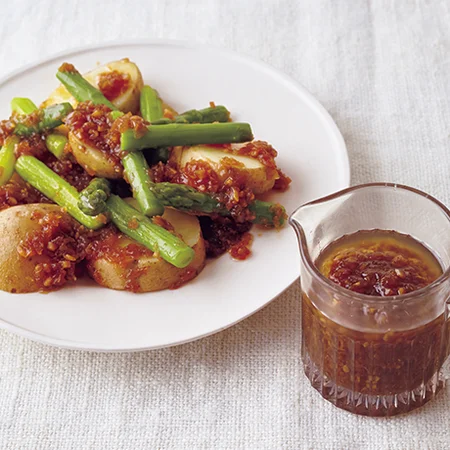 焦がし香味野菜の和風ドレッシング