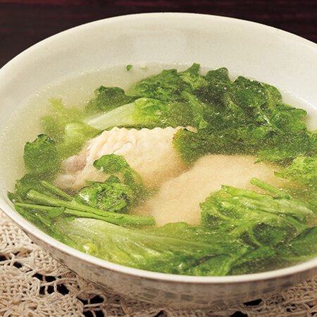 クレソンとリーフレタスのスープ By内田真美さんの料理レシピ プロのレシピならレタスクラブ