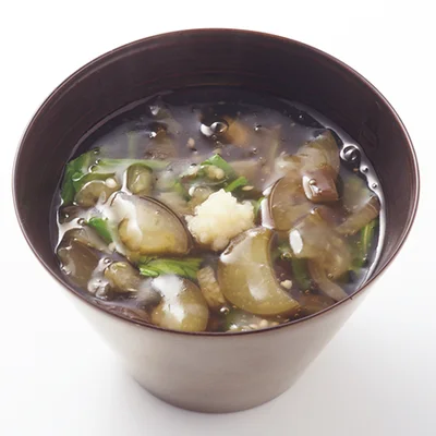 なすとチンゲン菜のとろみ汁