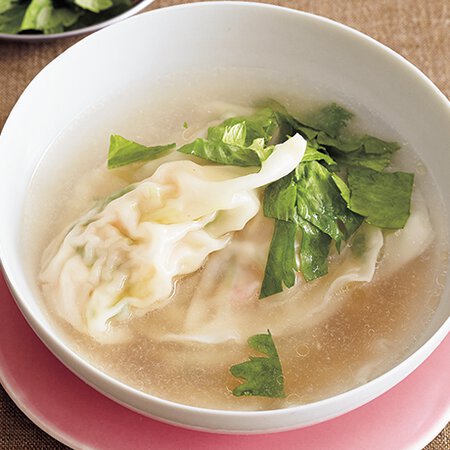 えびとセロリのスープ餃子 By堤人美さんの料理レシピ プロのレシピならレタスクラブ