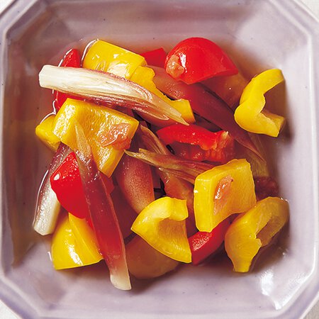 パプリカの梅ピクルス By伊藤晶子さんの料理レシピ プロのレシピならレタスクラブ