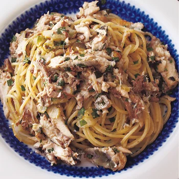 和風サーディンしそパスタ