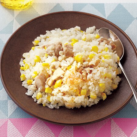 とりとコーンの塩バターピラフ By荻野恭子さんの料理レシピ プロのレシピならレタスクラブ