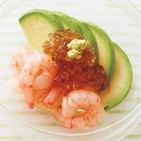 甘えびとアボカドの和風ジュレ By野口真紀さんの料理レシピ プロのレシピならレタスクラブ