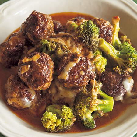 煮込み風ミートボールのチーズがけ Byワタナベマキさんの料理レシピ プロのレシピならレタスクラブ