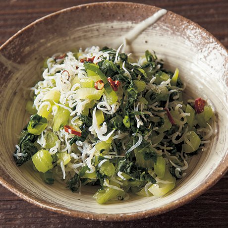 じゃこ野沢菜 Byワタナベマキさんの料理レシピ プロのレシピならレタスクラブ