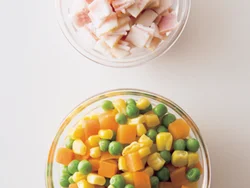 材料の大きさをすべて揃えておくときれいにまとまる。