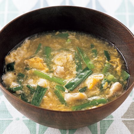 にら玉スープ By井上かなえさんの料理レシピ プロのレシピならレタスクラブ