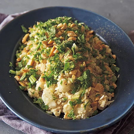 くずし豆腐の中華風サラダ