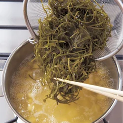 昆布を加える