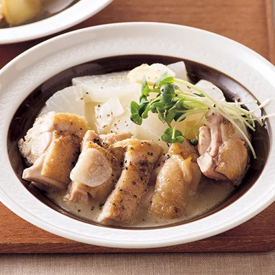 やわらかチキンと大根のスープ煮
