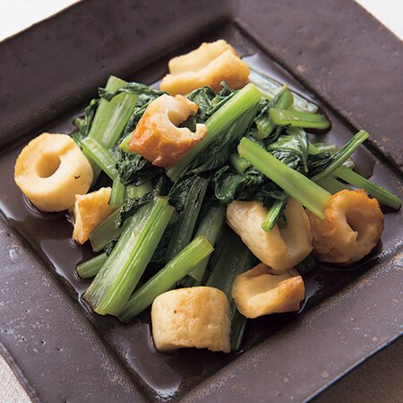 小松菜とちくわのバターじょうゆ炒め By牛尾理恵さんの料理レシピ プロのレシピならレタスクラブ