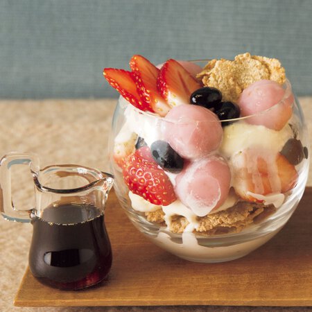 いちご白玉パフェ By八田真樹さんの料理レシピ プロのレシピならレタスクラブ