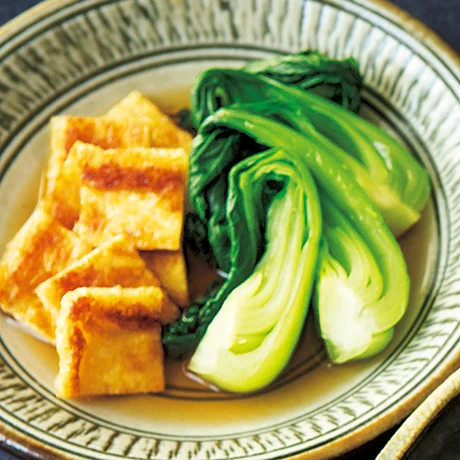 油揚げとチンゲン菜のおひたし By渡辺麻紀さんの料理レシピ プロのレシピならレタスクラブ