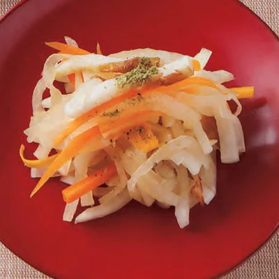 大根とちくわの炒めなます