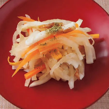 大根とちくわの炒めなます