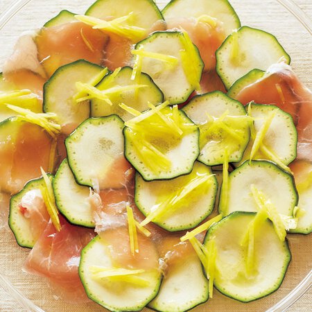 ズッキーニと生ハムのカルパッチョ By市瀬悦子さんの料理レシピ プロのレシピならレタスクラブ