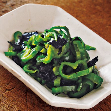 レンジピーマンののりあえ By堤人美さんの料理レシピ プロのレシピならレタスクラブ