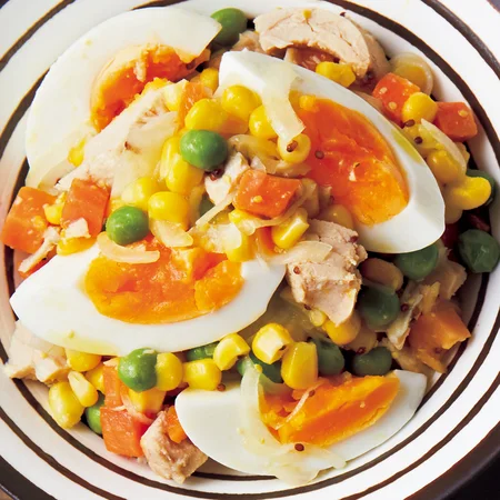 ベジタブル卵サラダのレシピ 作り方 簡単 時短 レタスクラブ