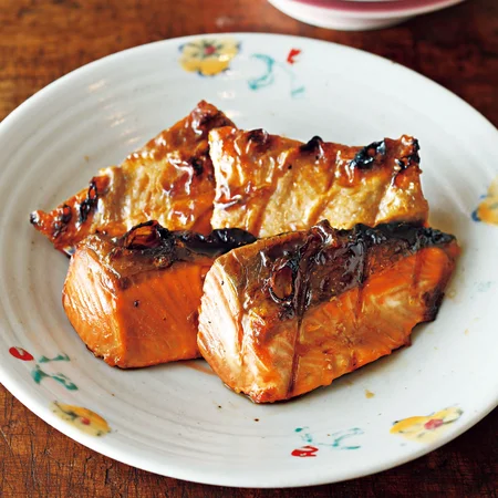 鮭の焼き漬け