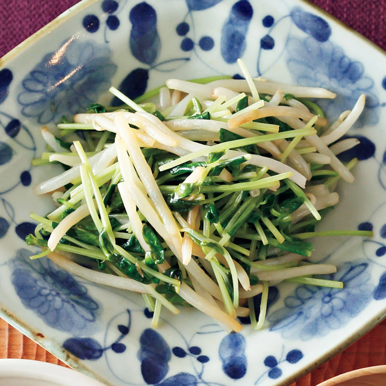 豆苗ともやしのナムル