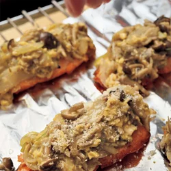 具に火が入っているのでトースターで焼き色をつけるだけ