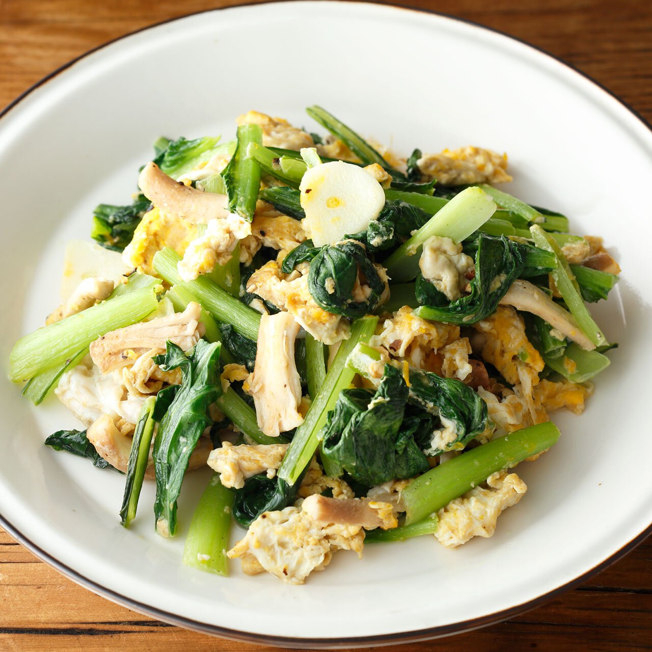 卵と小松菜のマヨ炒め By牛尾理恵さんの料理レシピ プロのレシピならレタスクラブ