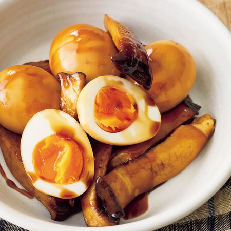 ゆで卵とエリンギの照り炒め By藤井恵さんの料理レシピ プロのレシピならレタスクラブ