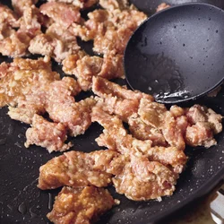 炒めて、焼いた豆腐にＯＮ！
